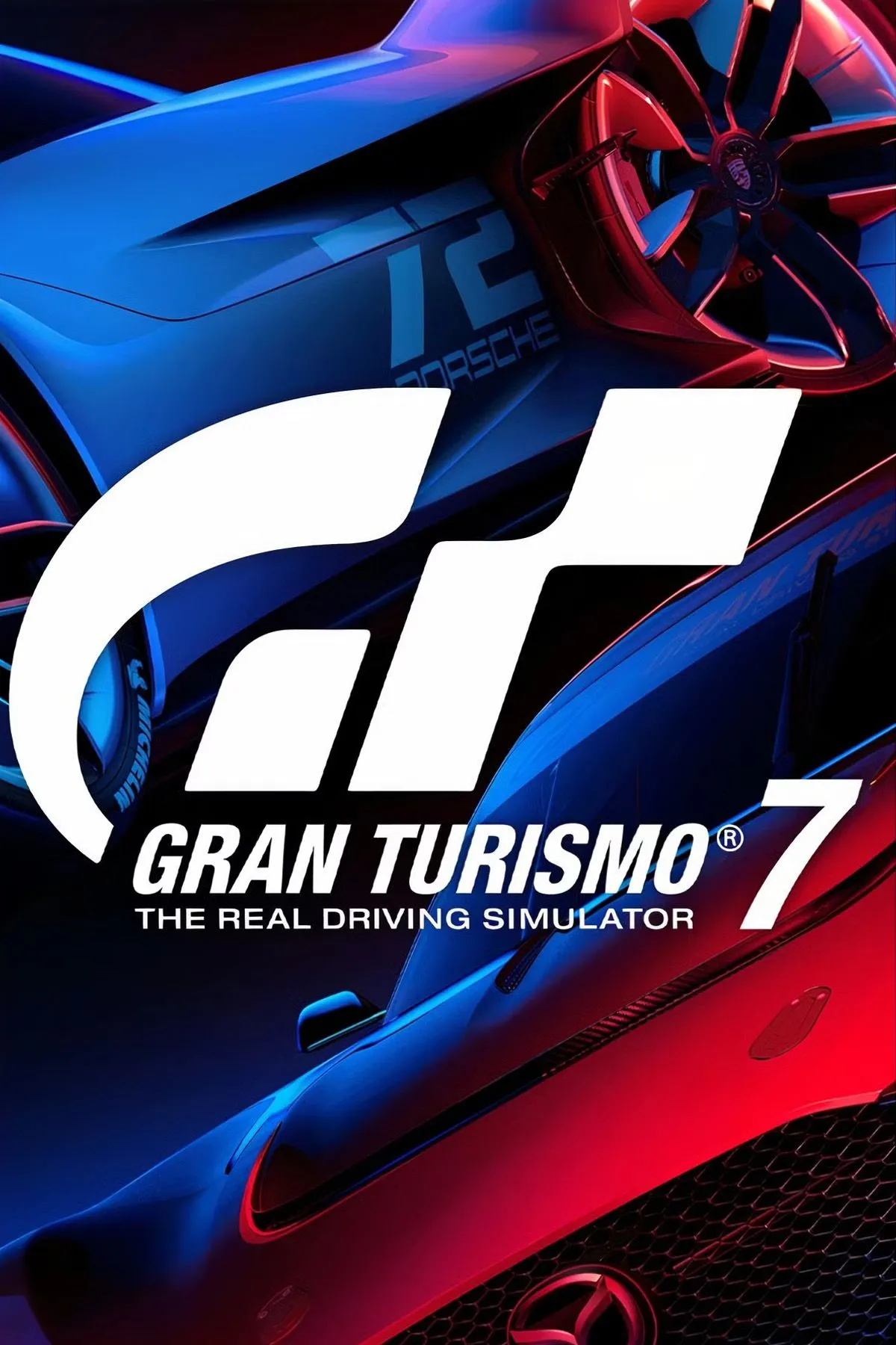 Ảnh bìa trò chơi Gran Turismo 7 trên PlayStation, nơi tính năng TrueForce của Logitech G923 phát huy hiệu quả.