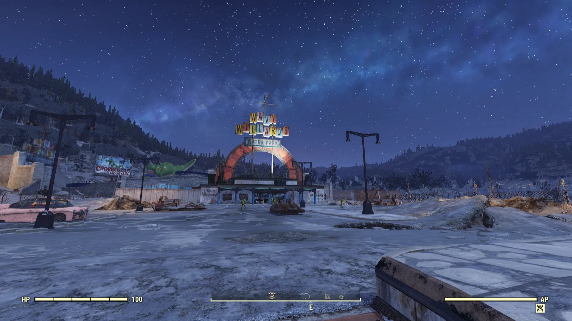 Ảnh chụp màn hình từ game Fallout 76 khi bật AFMF 2.