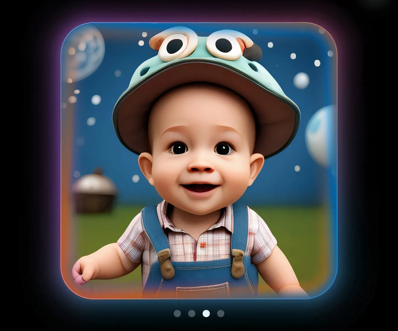 Ảnh em bé được tạo bởi tính năng Image Playground trên iPhone.