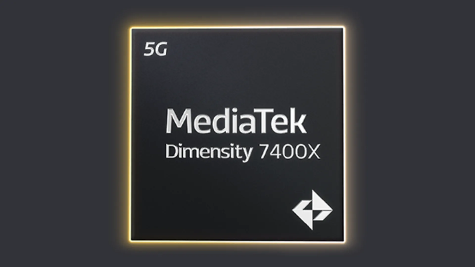 Biểu tượng chip xử lý MediaTek Dimensity 7400X cho điện thoại gập