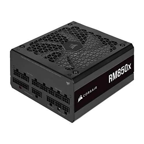 Bộ nguồn (PSU) Corsair RM850X 850W, một lựa chọn hiện đại và đáng tin cậy cho việc xây dựng PC gaming retro.