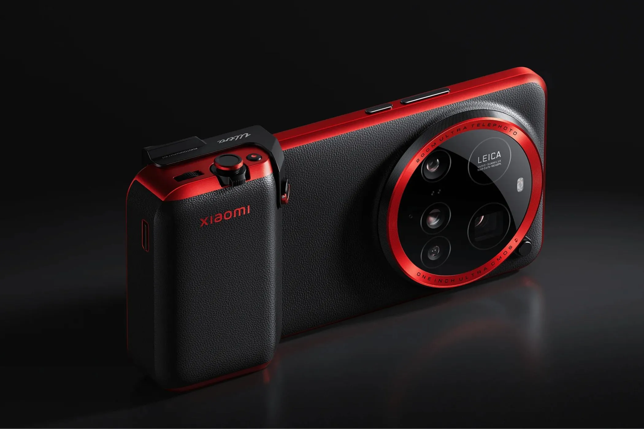Bộ phụ kiện chụp ảnh chuyên nghiệp cho Xiaomi 15 Ultra biến điện thoại thành máy ảnh point-and-shoot với báng cầm và nút chụp vật lý