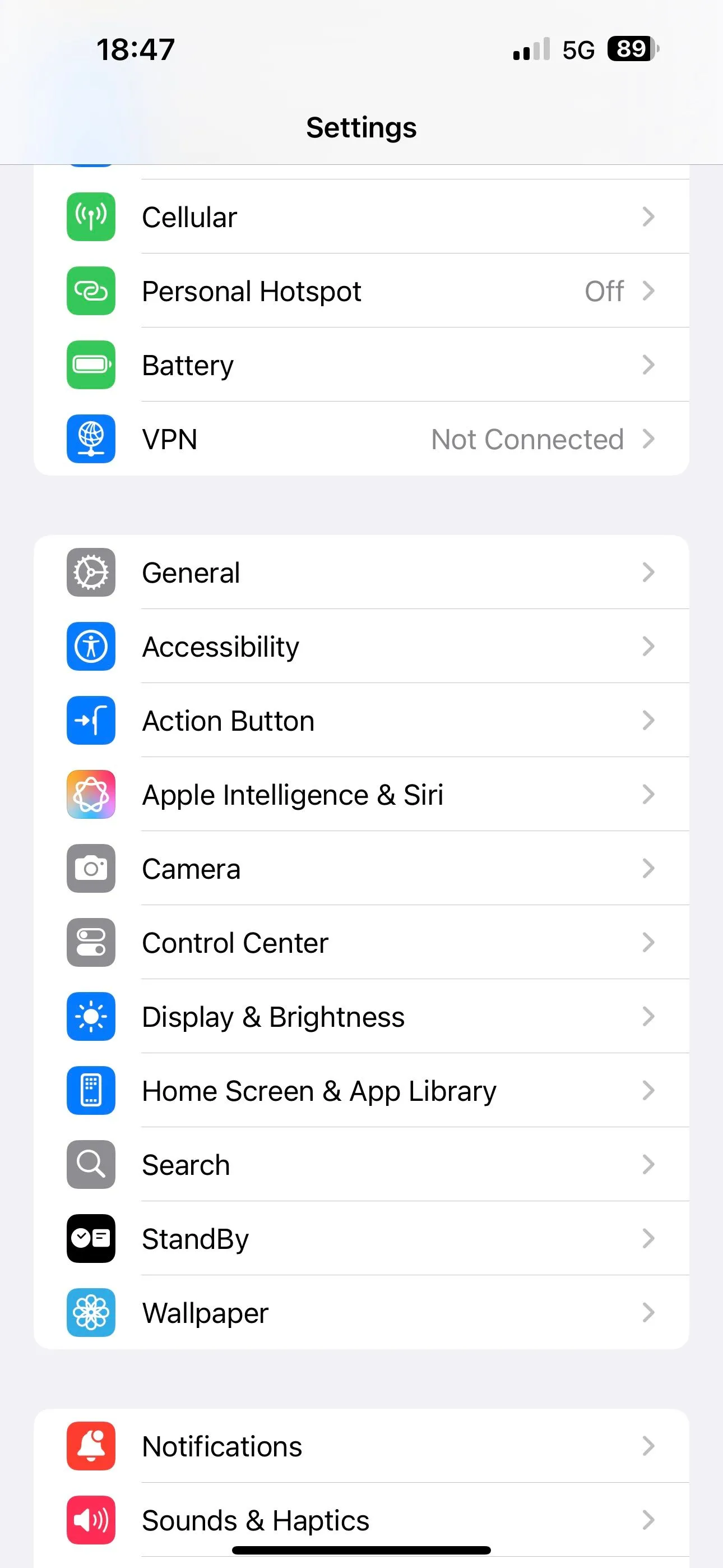 Cài đặt Giảm điểm trắng Reduce White Point trong ứng dụng Cài đặt của iPhone
