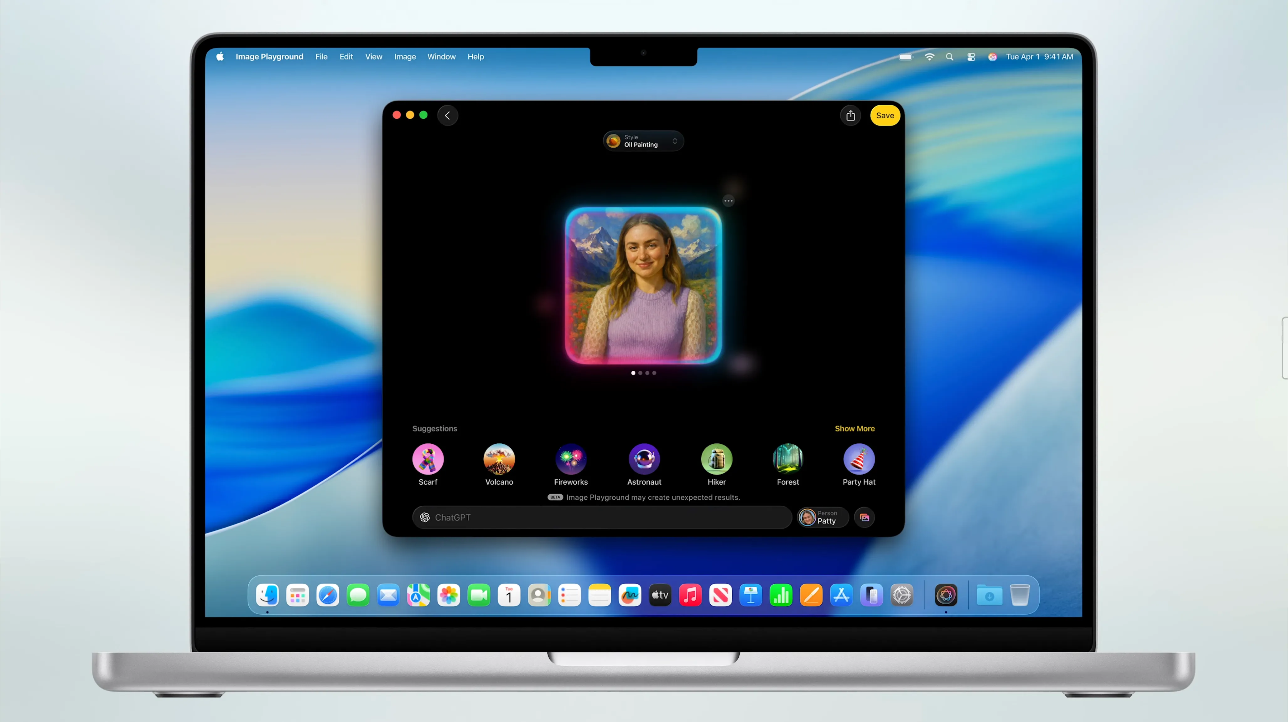 Cải thiện tính năng Image Playground trong macOS 26 Tahoe