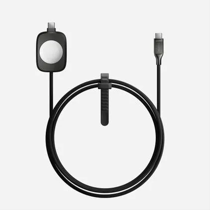 Cáp sạc đa năng Nomad Universal Cable tích hợp cho Apple Watch và cổng USB-C
