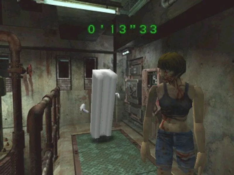 Chế độ chơi đặc biệt Tofu Survivor trong Resident Evil 2 Remake, ví dụ về phần thưởng mở khóa tăng giá trị chơi lại.