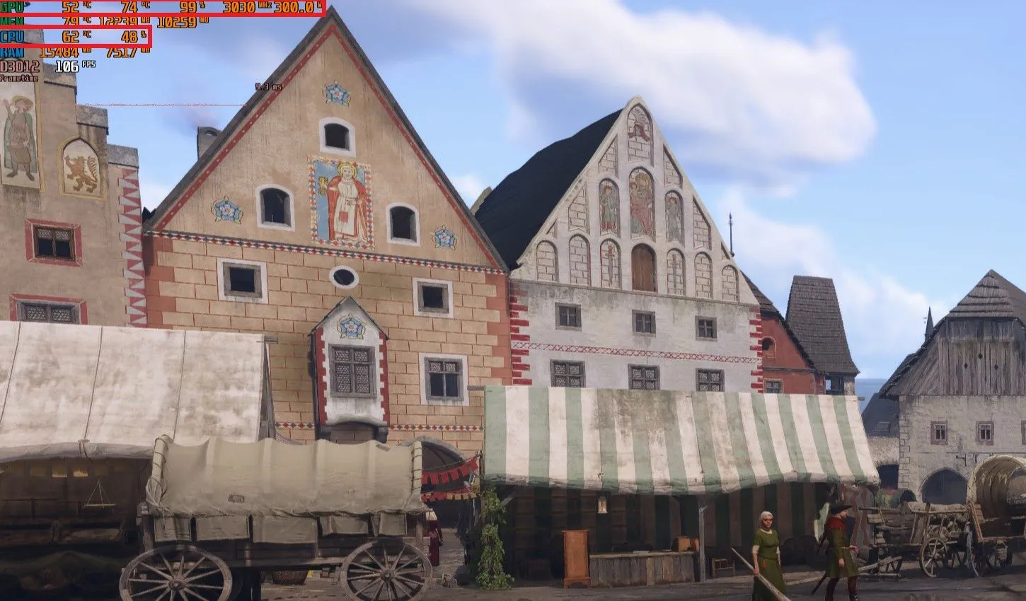 Chỉ số hiệu suất game Kingdom Come Deliverance II sau khi nâng cấp lên CPU Ryzen 5700X3D