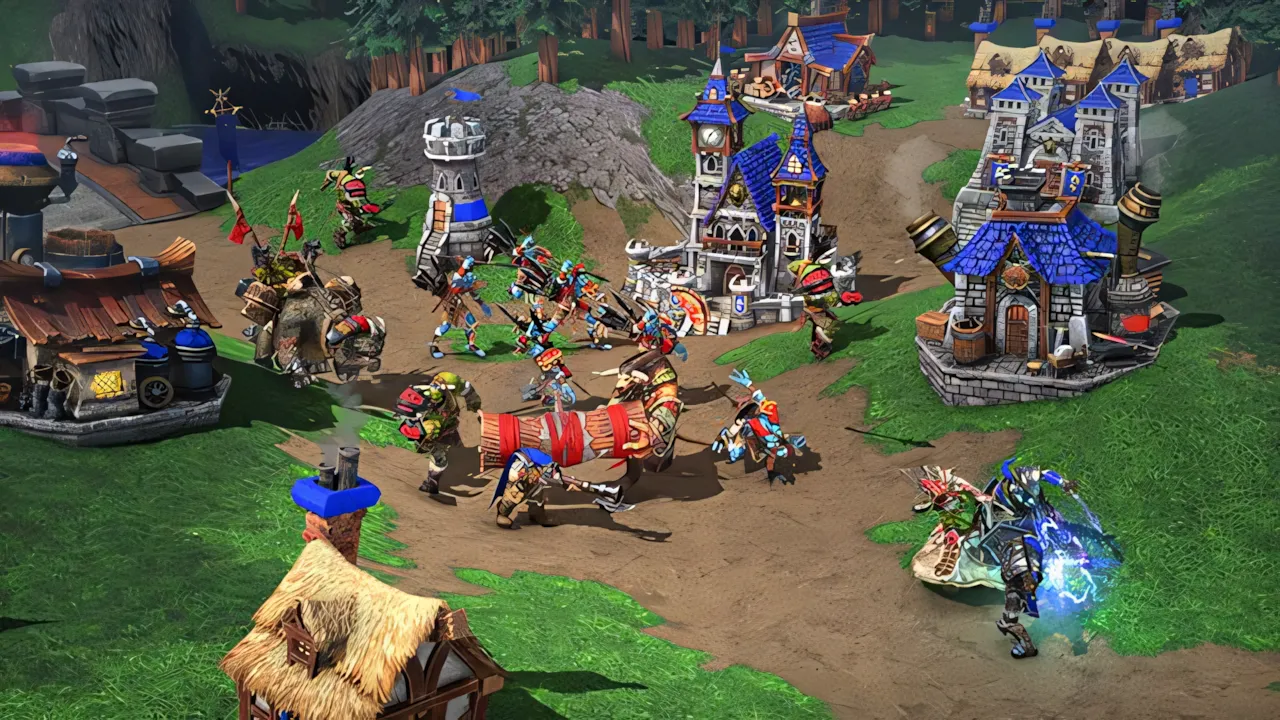 Chi tiết bản đồ thế giới của Warcraft III: Reforged