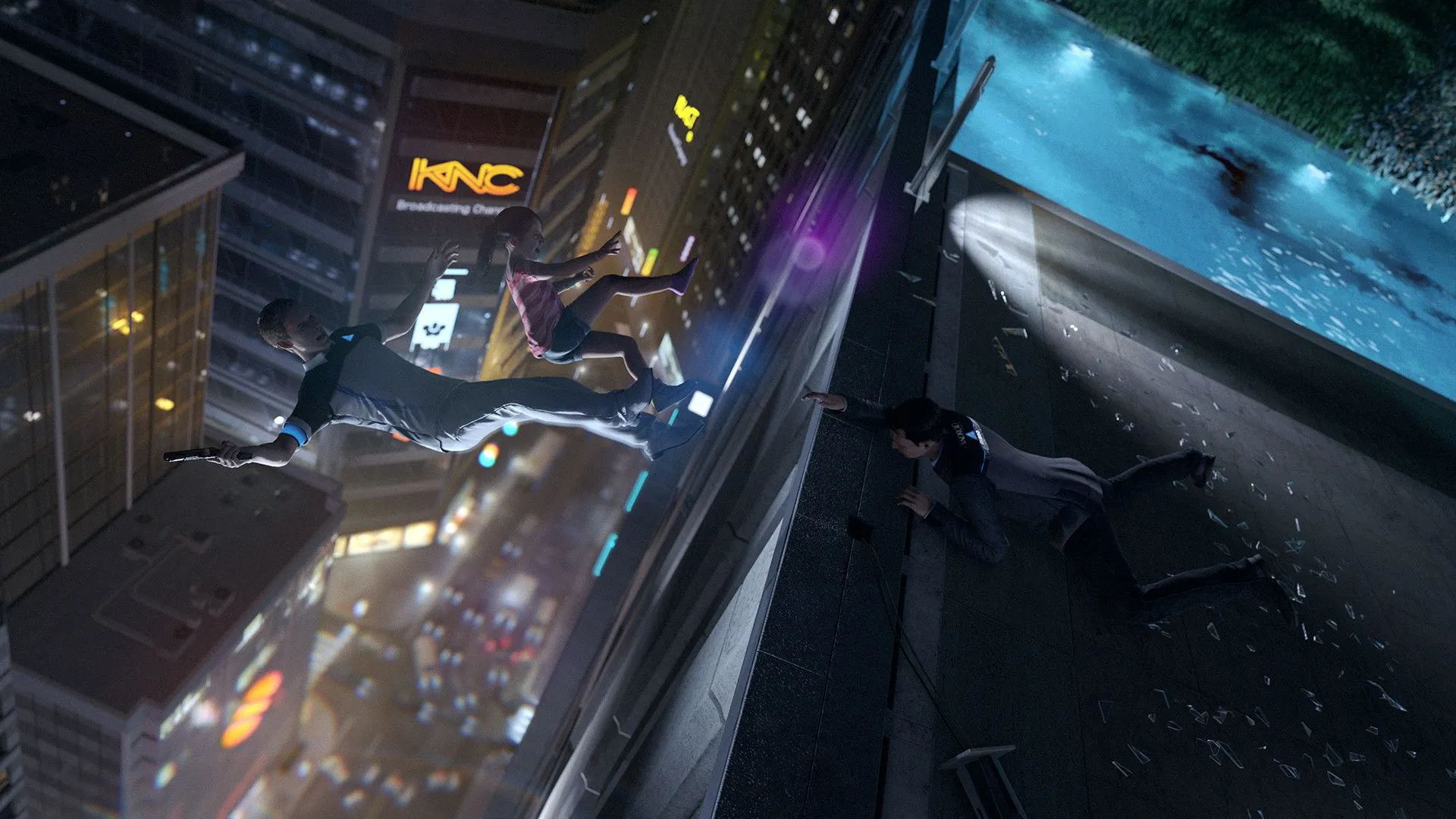 Connor không cứu được Emma trong Detroit: Become Human, minh họa hậu quả từ các lựa chọn trong game có cốt truyện phân nhánh.