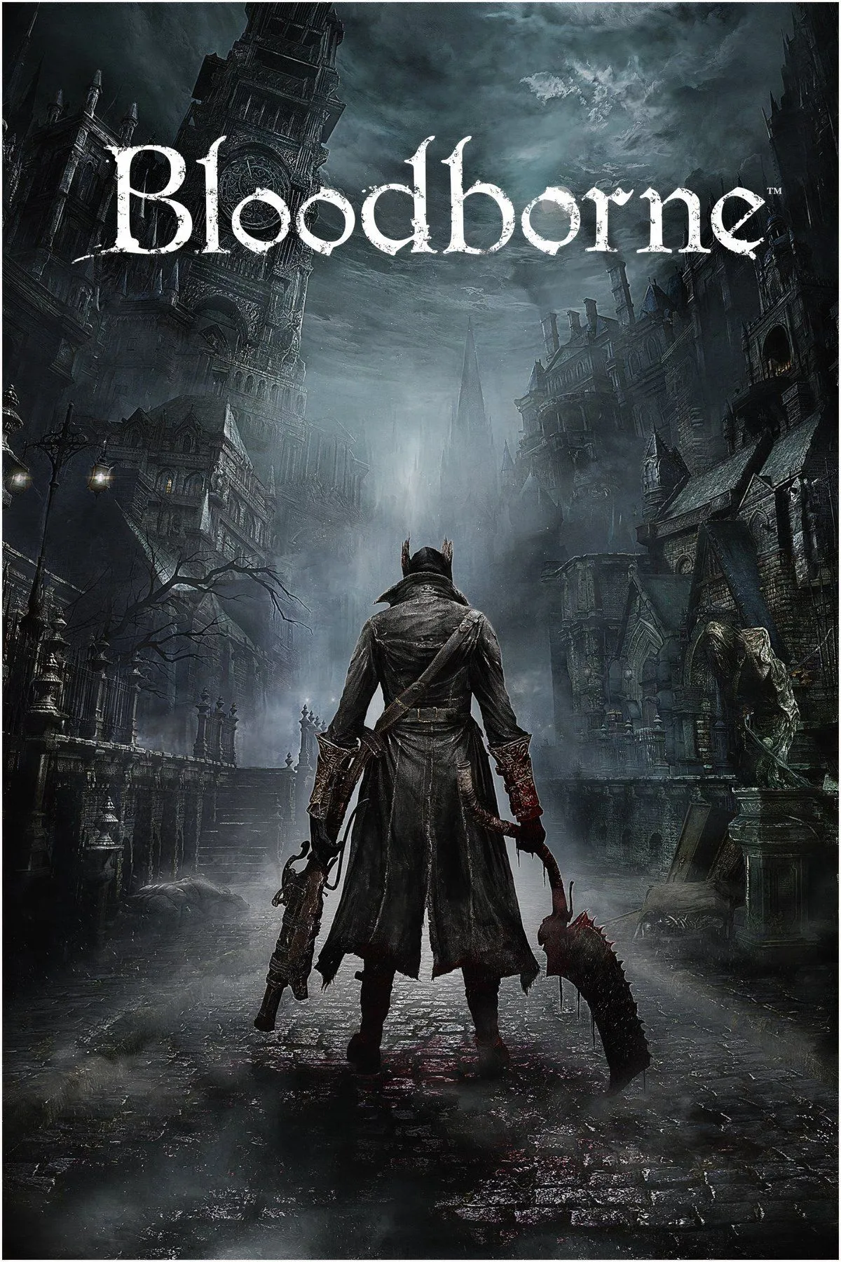 Đồ họa game Bloodborne với phong cách Gothic và yếu tố kinh dị Lovecraftian