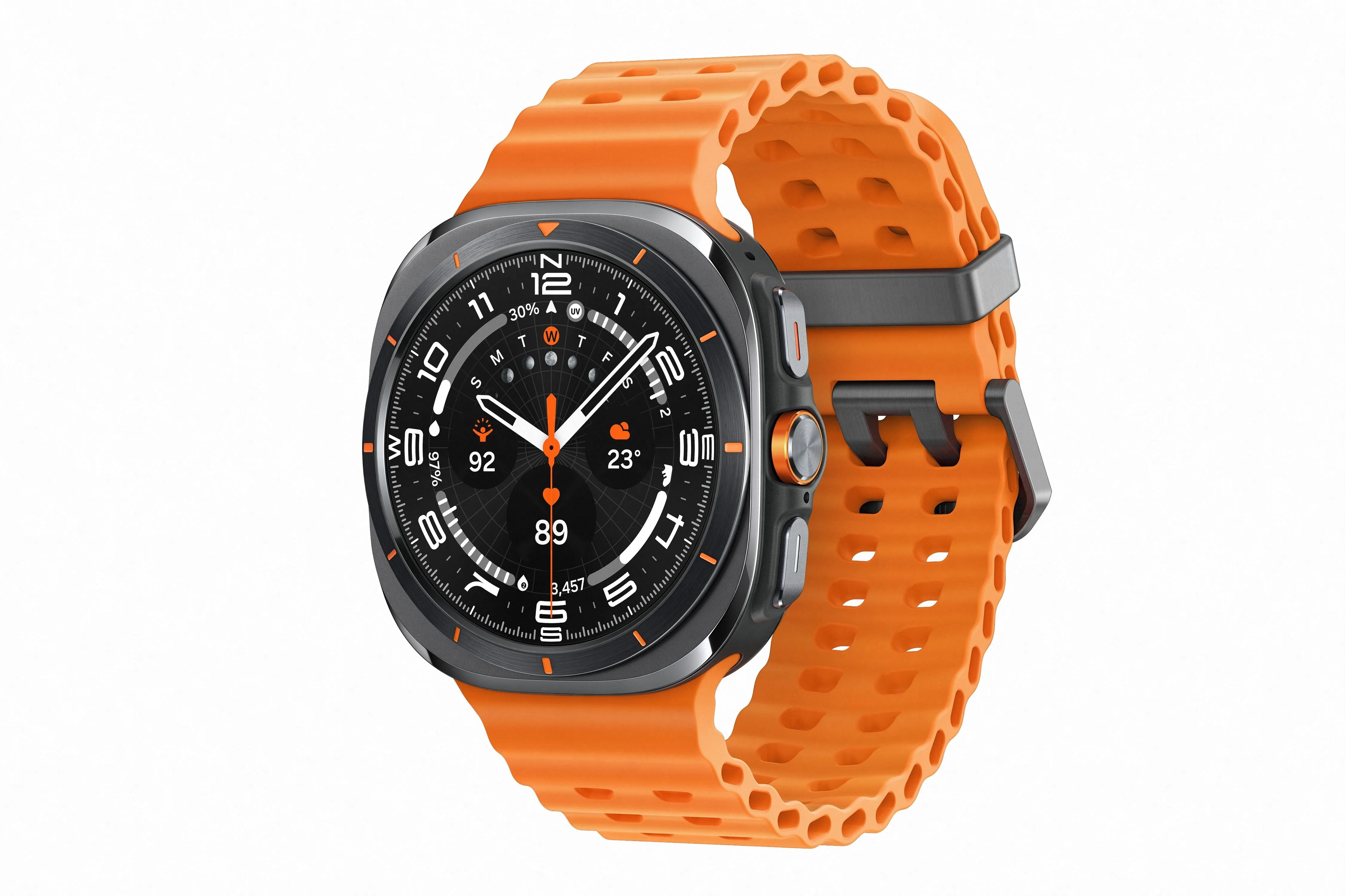 Đồng hồ thông minh Samsung Galaxy Watch Ultra 47mm màu trắng, thiết kế dành cho vận động viên chuyên nghiệp