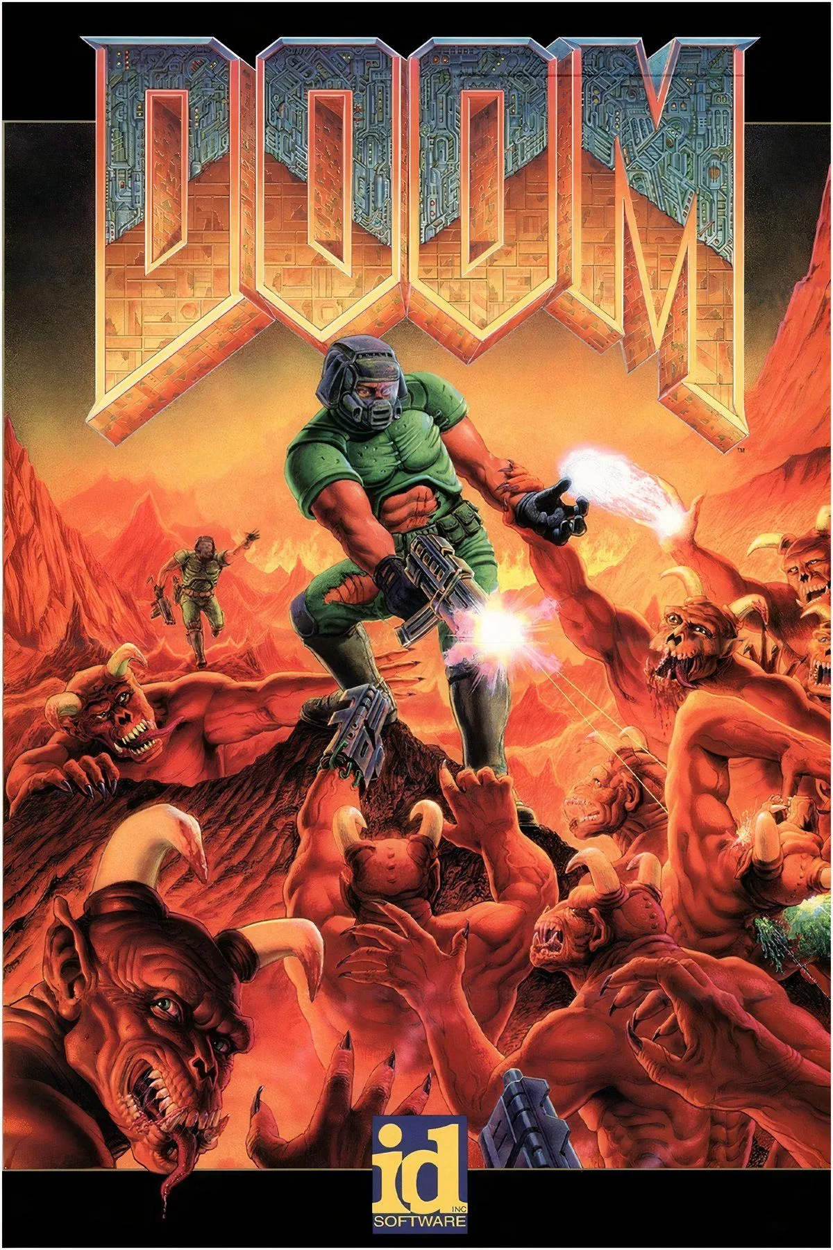 Game bắn súng góc nhìn thứ nhất Doom trên máy Mac