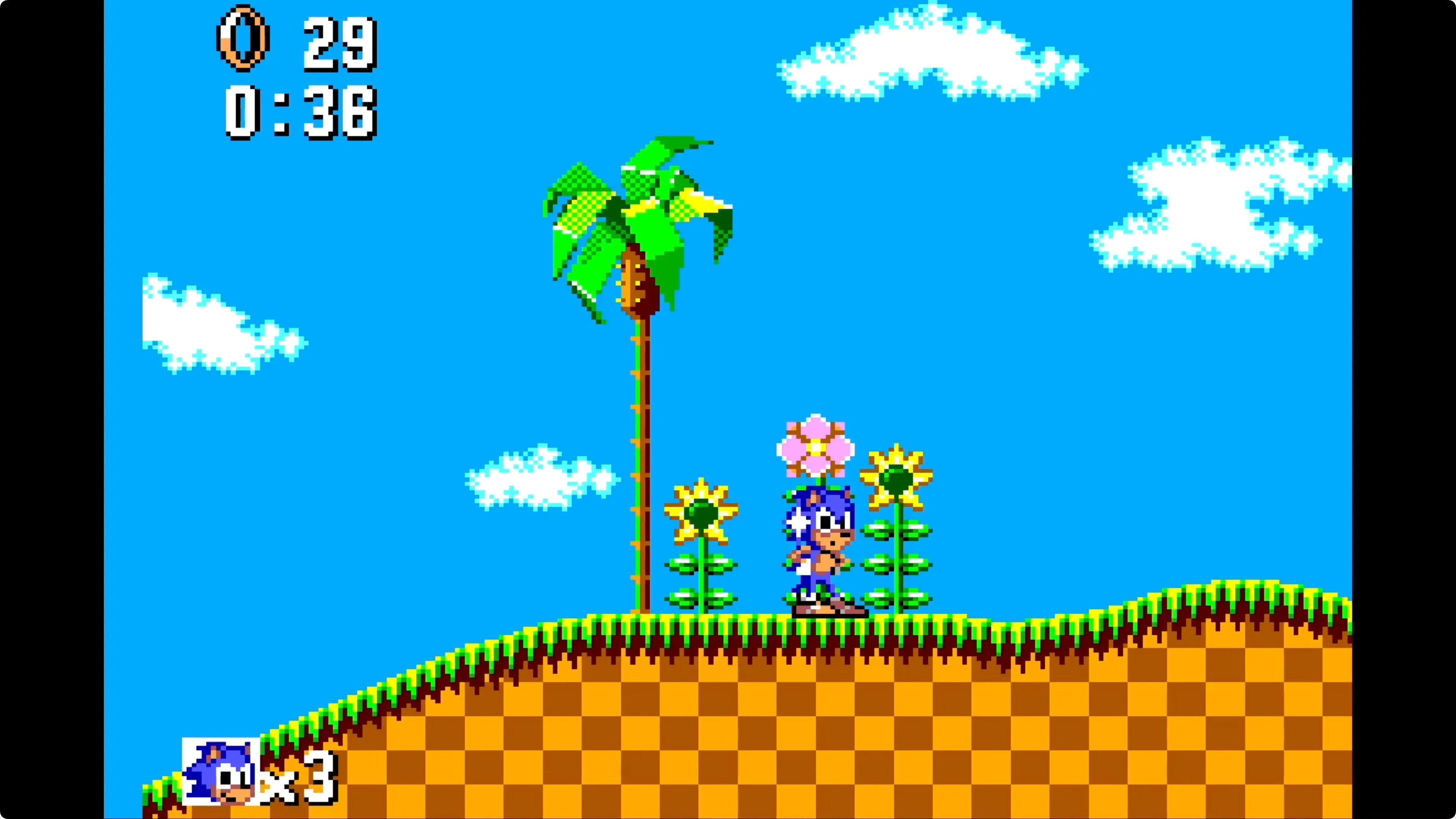 Game Sonic the Hedgehog đang chạy trên Apple TV, minh họa vấn đề âm thanh khi giả lập