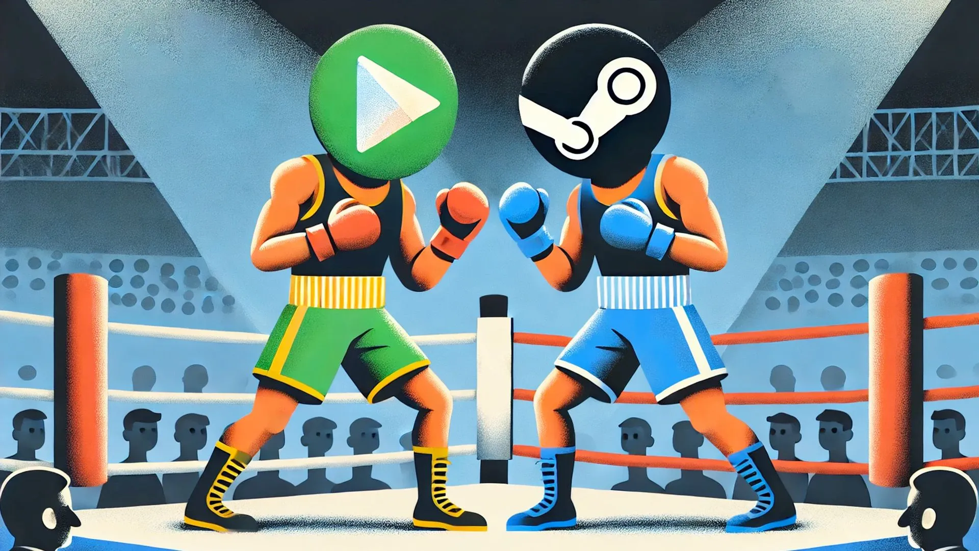 Google Play và Steam đối đầu trên võ đài game