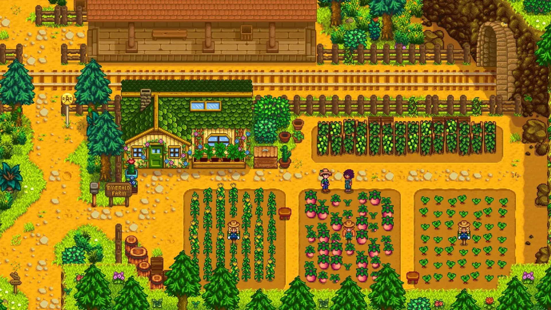 Hình ảnh game Stardew Valley được mod, tượng trưng cho cộng đồng mod game sôi động và khả năng sáng tạo của người hâm mộ.