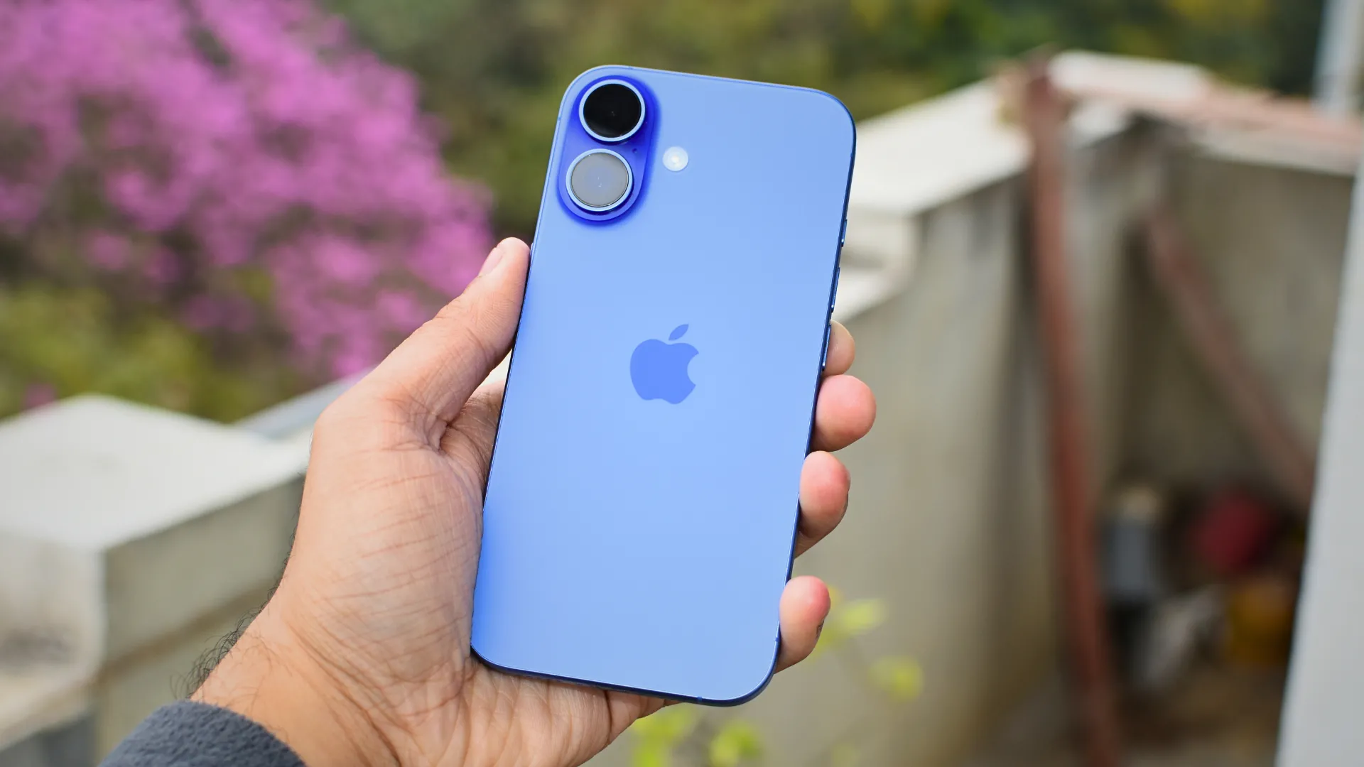 Hình ảnh iPhone 16 màu xanh Ultramarine, thể hiện sự cần thiết của màn hình tần số quét 120Hz trên các dòng iPhone cơ bản sắp tới