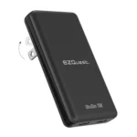 Hình ảnh minh họa củ sạc EZQuest UltraSlim 70W GaN II Dual USB-C PD màu đen trắng