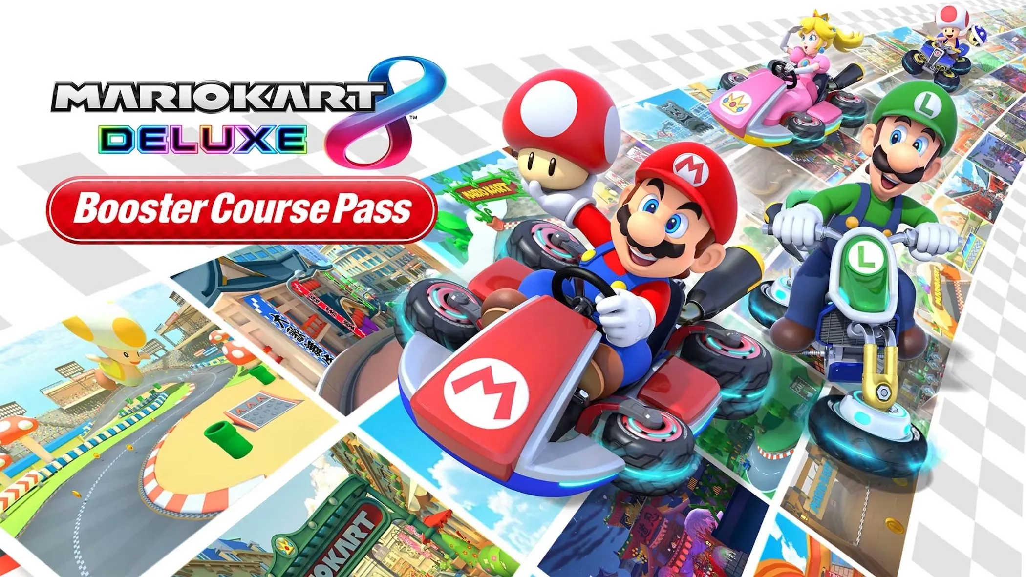 Hộp game Mario Kart 8 Deluxe Booster Course Pack cho Nintendo Switch, minh họa khả năng chơi lại tựa game này sau khi sửa Joy-Con