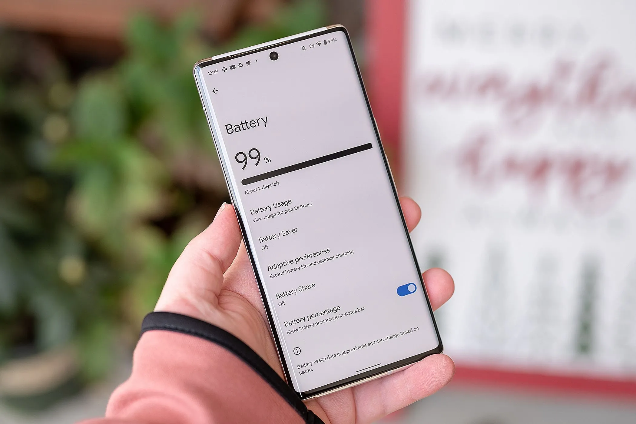 Kiểm tra tình trạng pin trên điện thoại Android Google Pixel