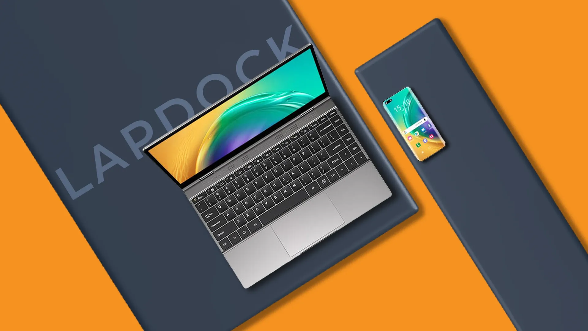Lapdock UDock X 14 Pro nhìn từ trên xuống