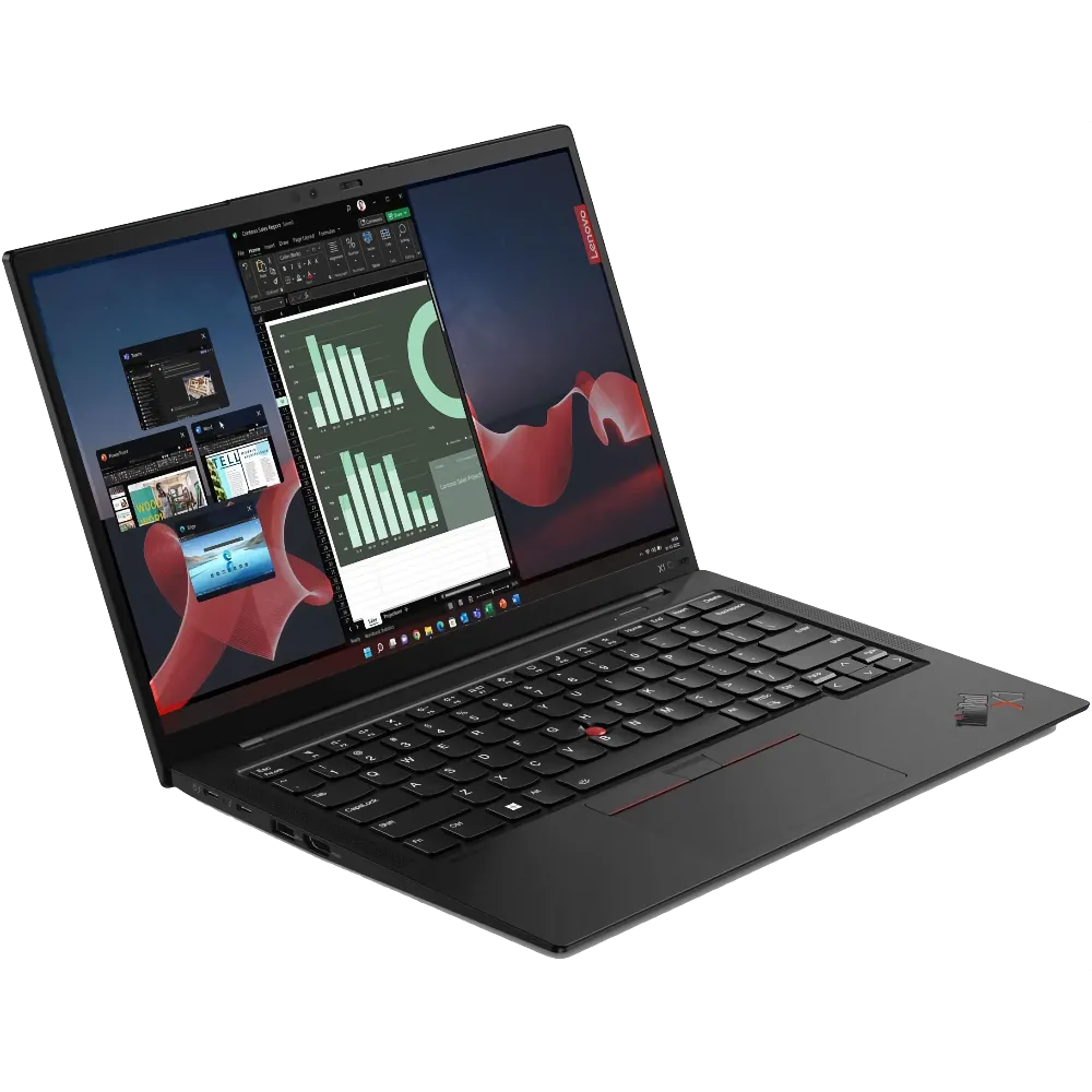 Laptop Lenovo ThinkPad X1 Carbon Gen 11, với thiết kế mỏng nhẹ và hiệu năng vượt trội.
