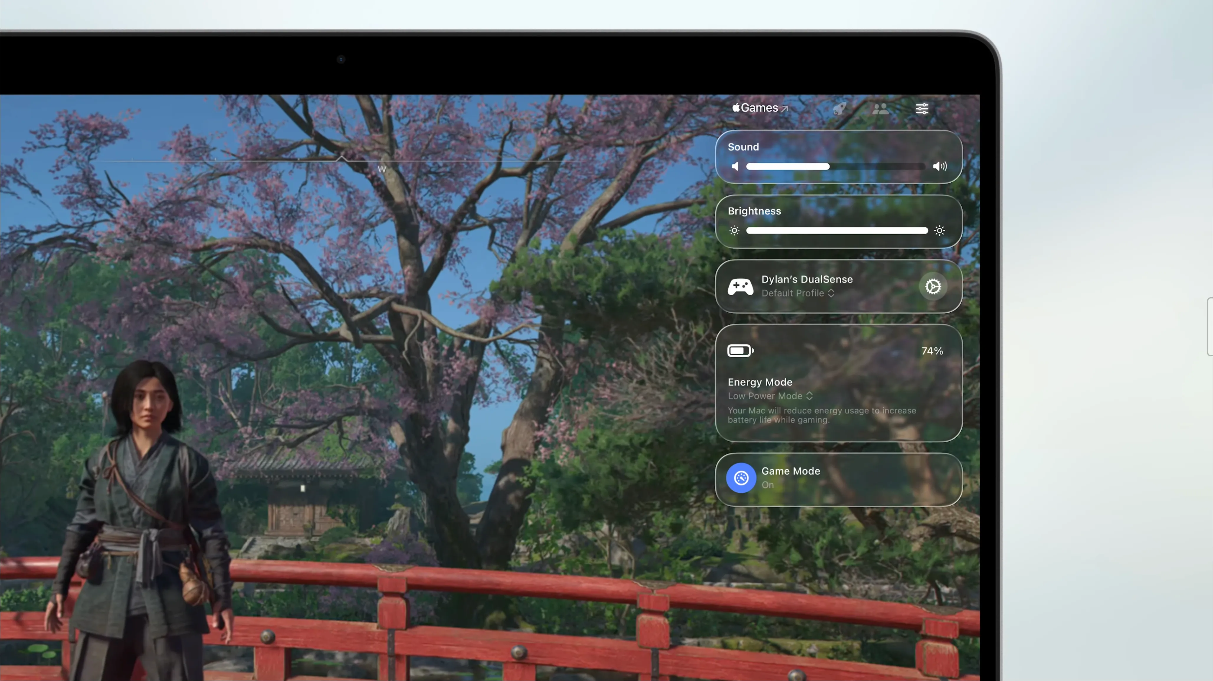 Lớp phủ Games mới trên macOS 26 Tahoe