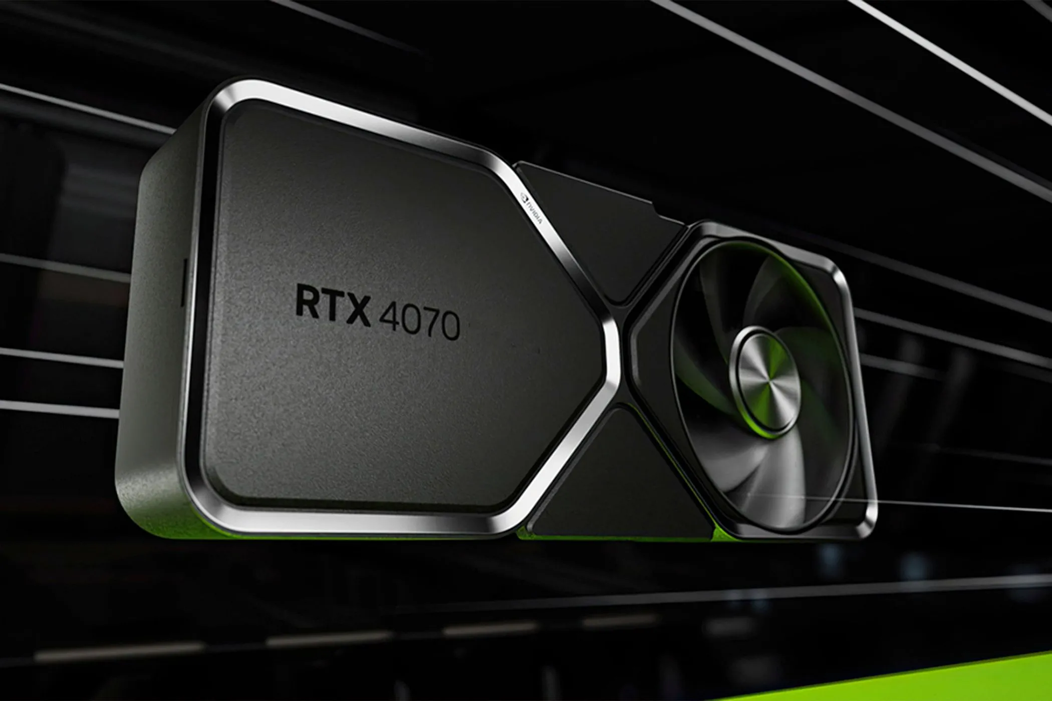 Minh họa card đồ họa NVIDIA RTX 4070.