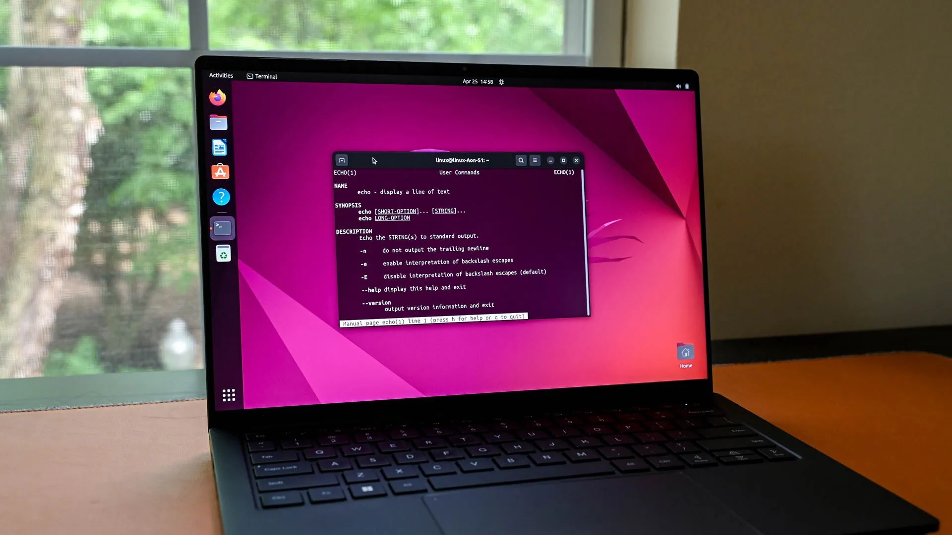Minh họa cú pháp của lệnh ECHO trên Linux, liên quan đến các lệnh terminal và quản lý biến môi trường PATH