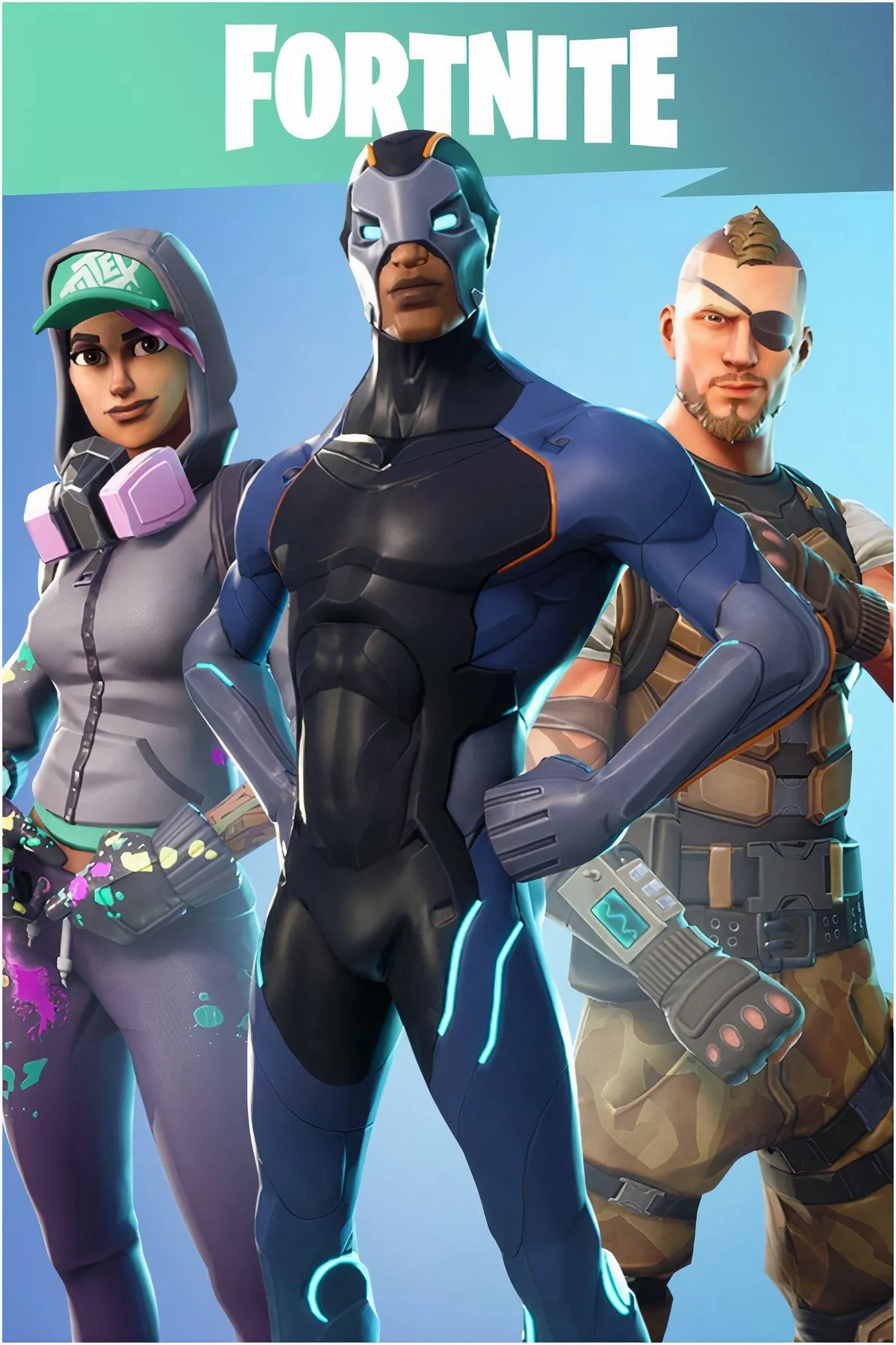Nhiều chế độ chơi khác nhau của Fortnite như Battle Royale, LEGO và Rocket Racing được thể hiện trong một hình ảnh collage
