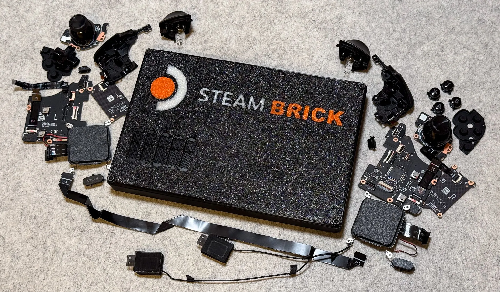 Steam Brick, phiên bản PC mini của Steam Deck với thiết kế vỏ in 3D độc đáo