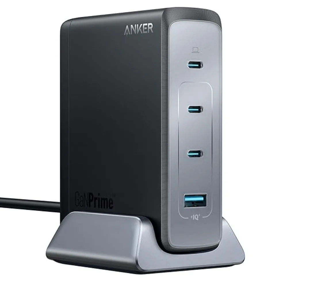 Trạm sạc Anker Prime 240W USB-C với 4 cổng sạc