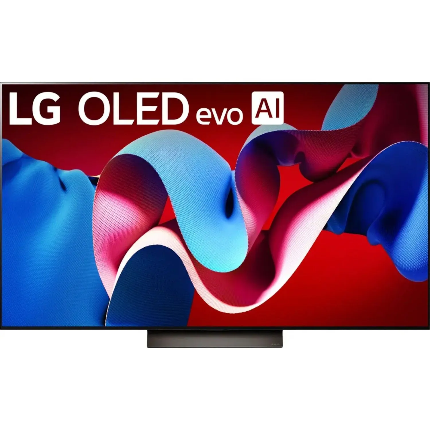 TV LG C4 Series OLED 4K hiển thị trên nền trắng, nổi bật chất lượng hình ảnh.