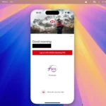 Ứng dụng ngân hàng HSBC hiển thị trên màn hình Mac thông qua tính năng iPhone Mirroring, giúp xác thực giao dịch tiện lợi.