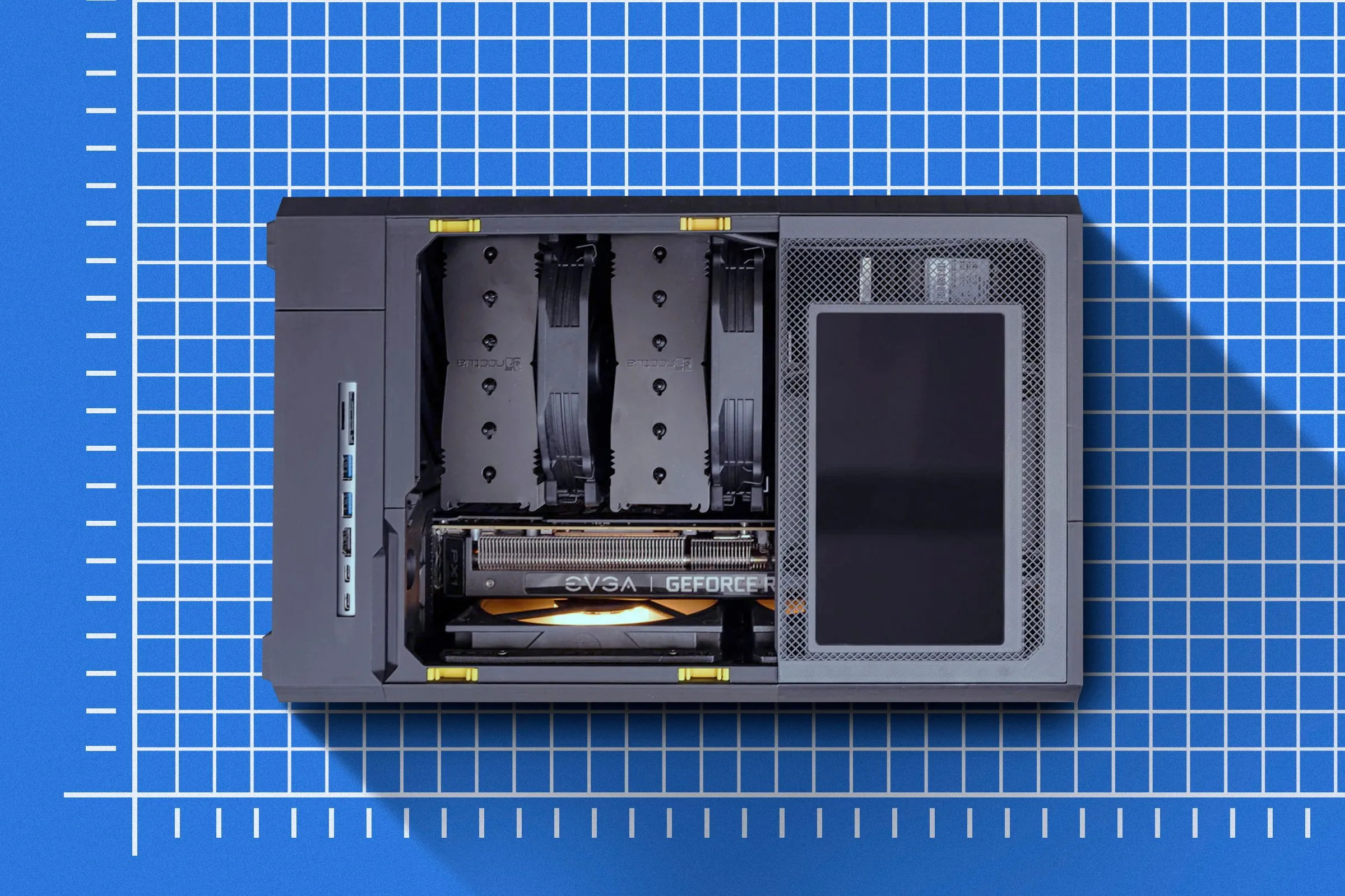 Vỏ máy tính PC được in 3D, thể hiện sự đa dạng của khung vỏ máy tính (chassis).