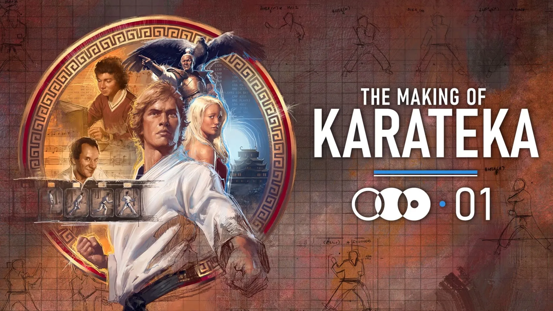 Ảnh bìa của tài liệu game The Making of Karateka, ghi lại quá trình phát triển game