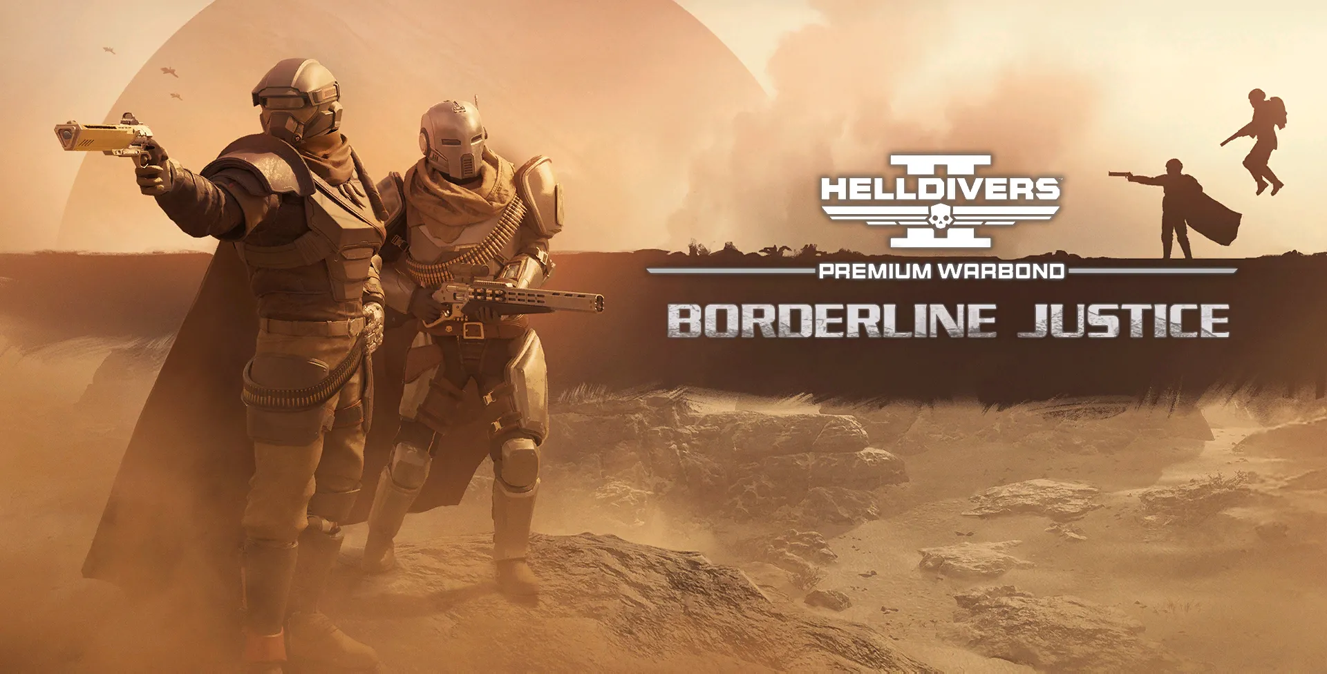 Ảnh bìa Warbond Borderline Justice từ game Helldivers 2.