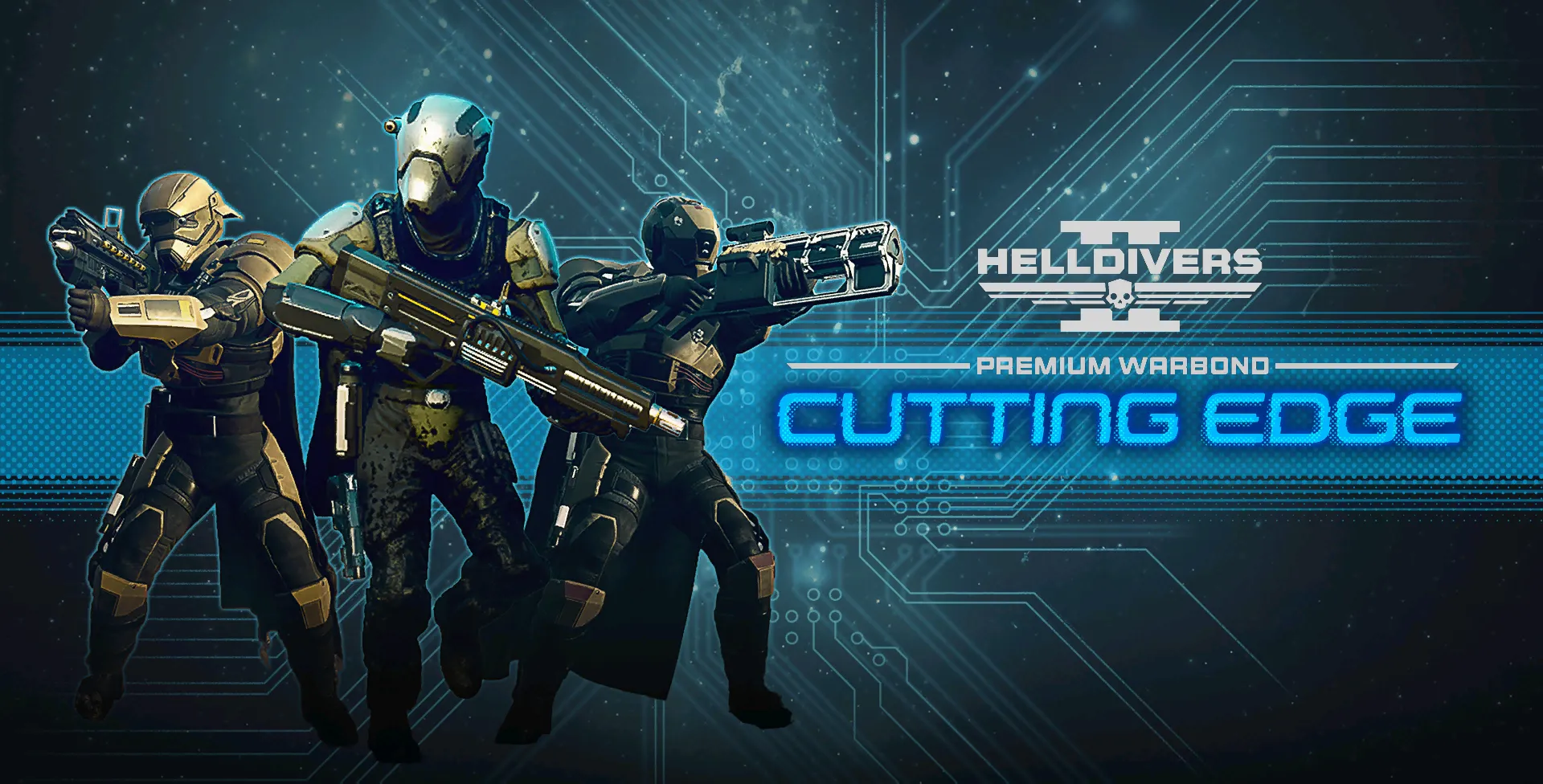 Ảnh bìa Warbond Cutting Edge từ game Helldivers 2.
