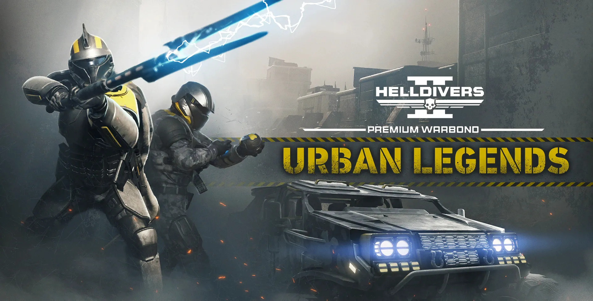 Ảnh bìa Warbond Urban Legends từ game Helldivers 2.
