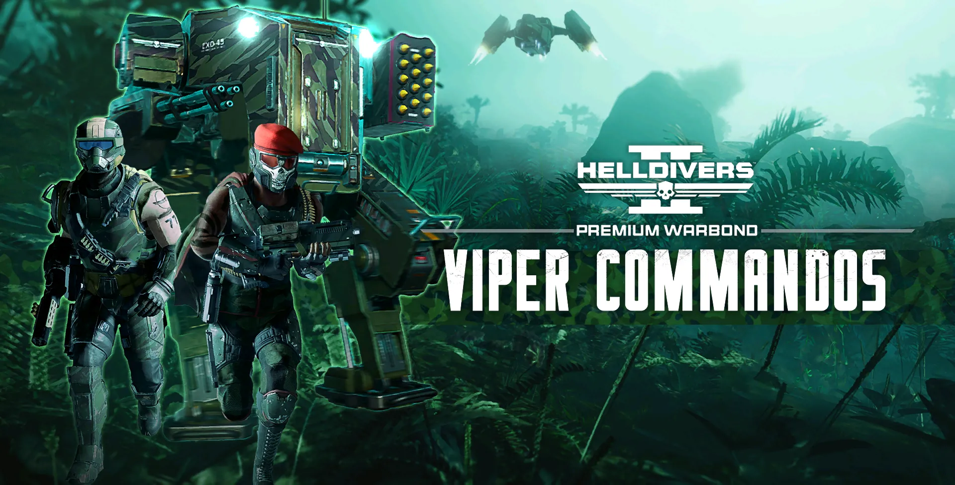 Ảnh bìa Warbond Viper Commandos từ game Helldivers 2.