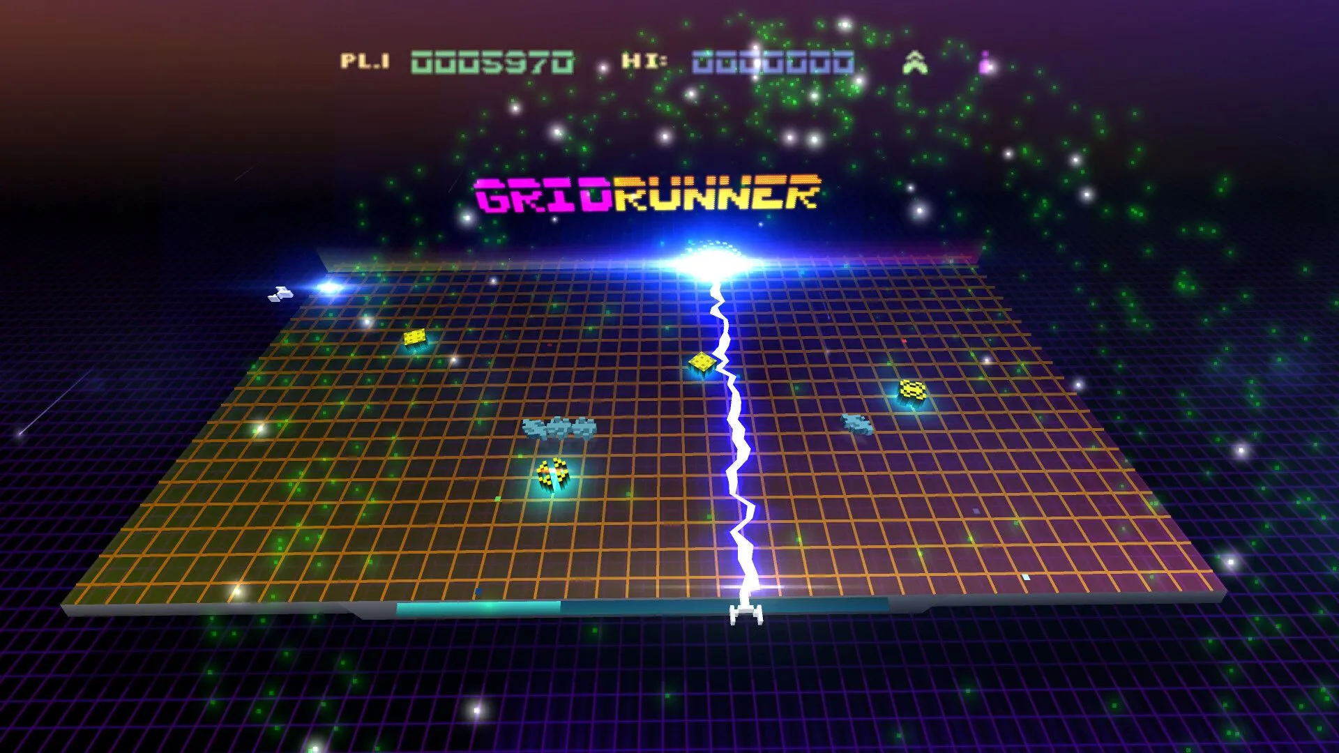 Ảnh chụp màn hình game cổ điển với đồ họa pixel art từ bộ sưu tập Llamasoft