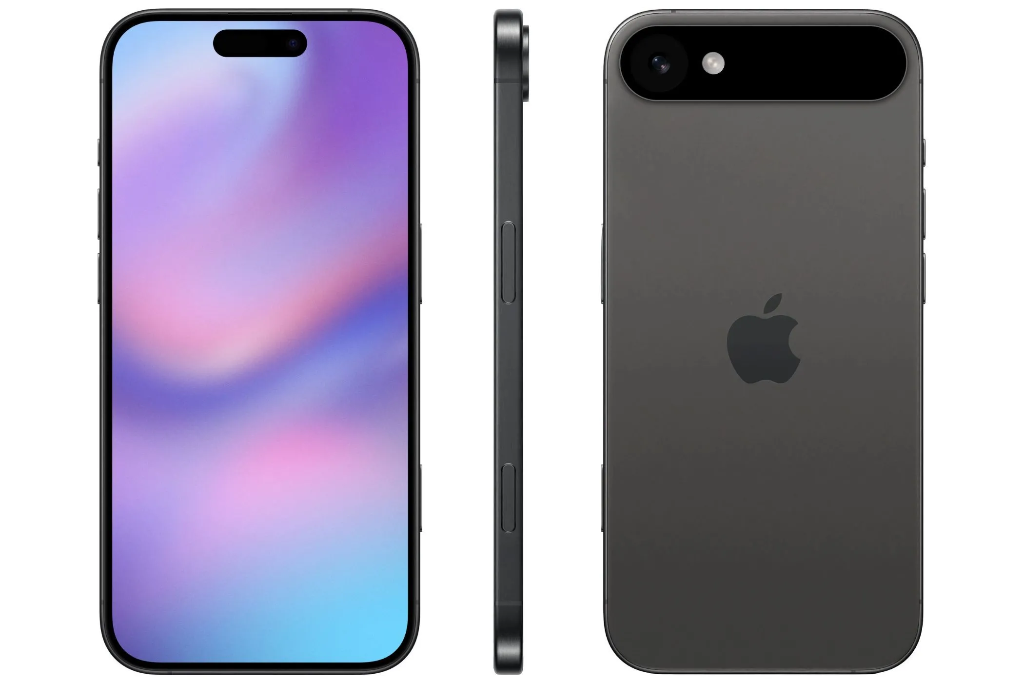 Ảnh concept iPhone 17 Air thể hiện thiết kế mỏng nhẹ được đồn đoán