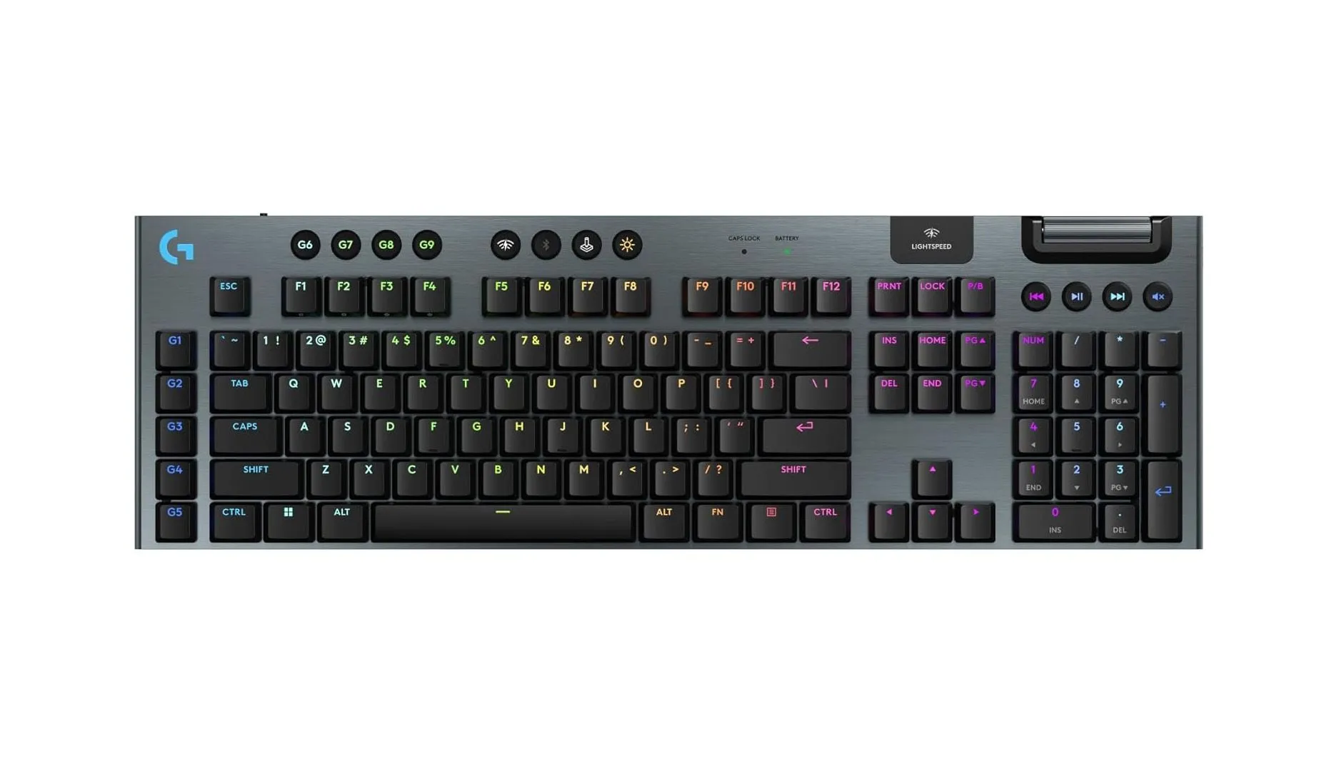 Bàn phím cơ không dây Logitech G915 X Lightspeed với đèn nền RGB