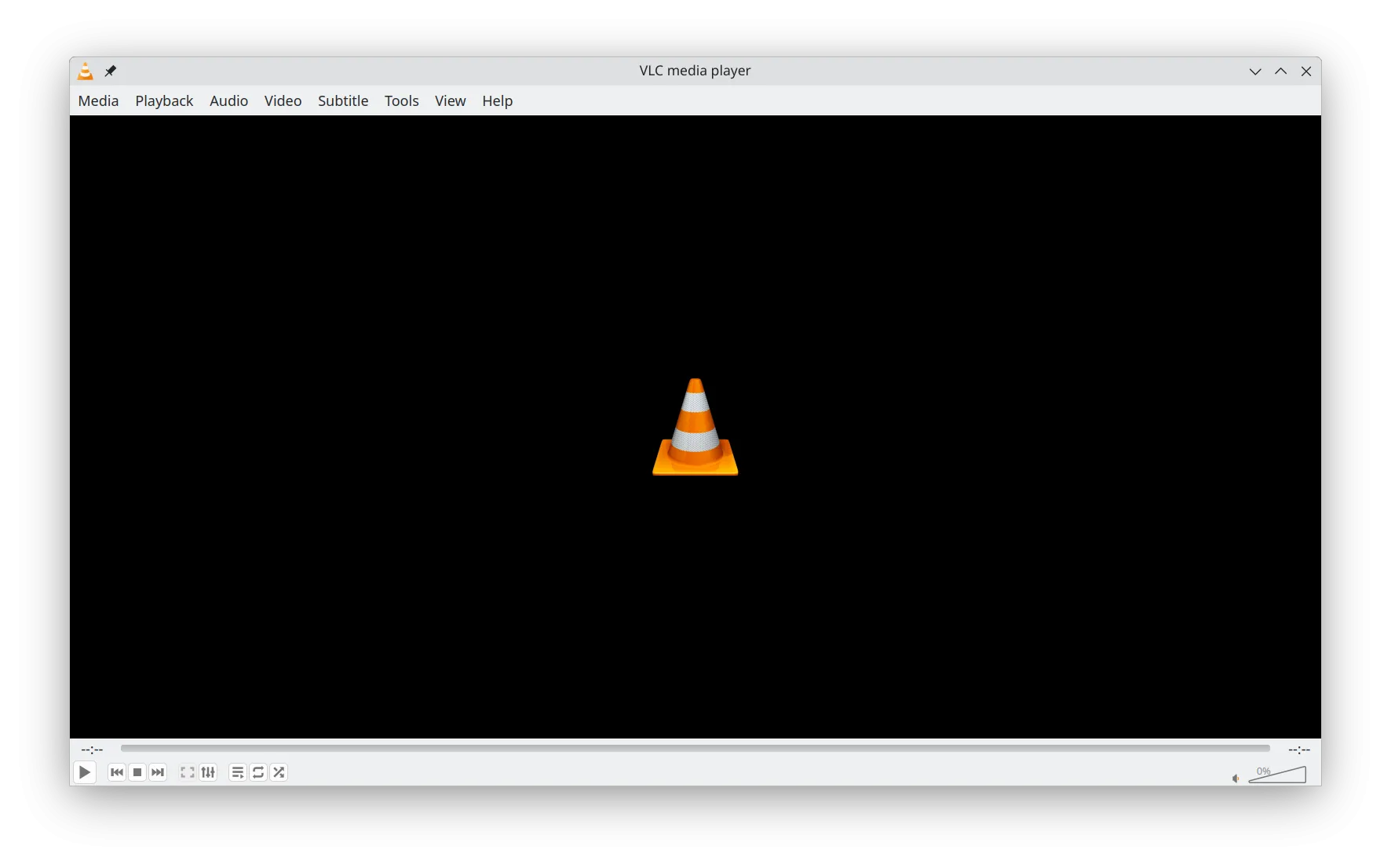 Biểu tượng và giao diện của trình phát đa phương tiện VLC Media Player, ứng dụng không thể thiếu cho Linux