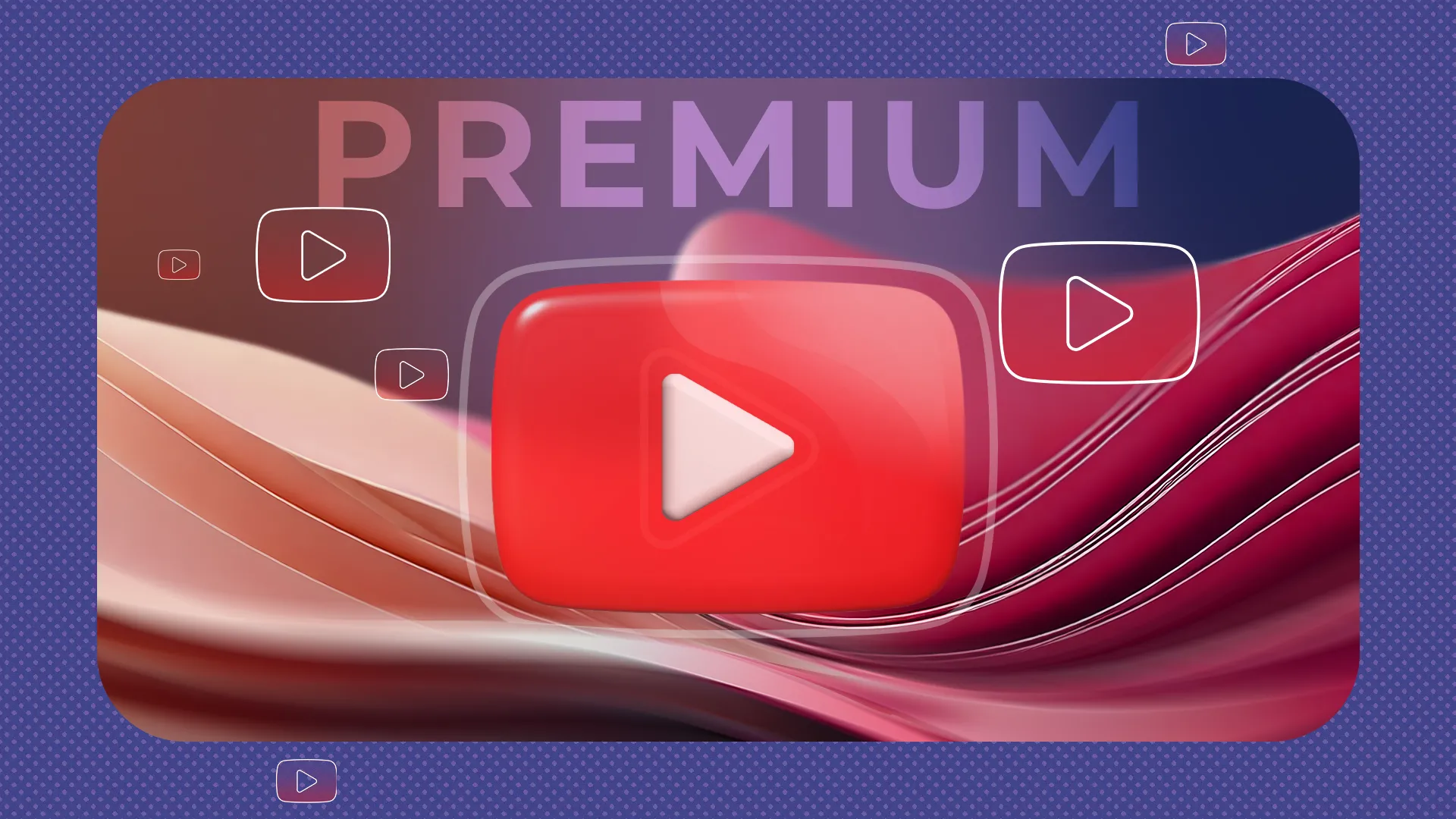 Biểu tượng YouTube Premium minh họa cho các tính năng mới được cập nhật