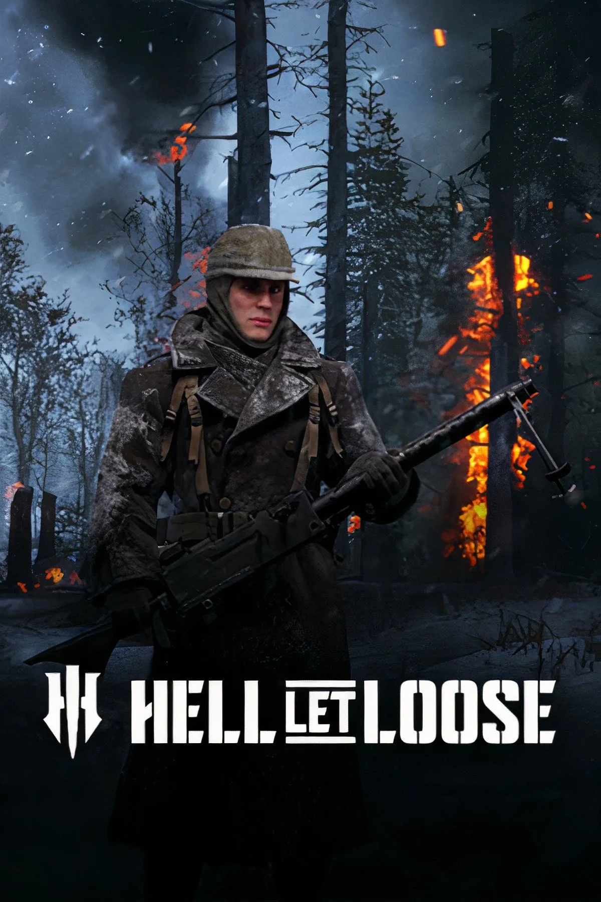 Binh lính Mỹ đang di chuyển cẩn thận qua một chiến trường đổ nát trong Hell Let Loose