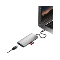 Bộ chia USB-C đa năng Satechi 8-in-1 minh họa khả năng kết nối của USB-C.