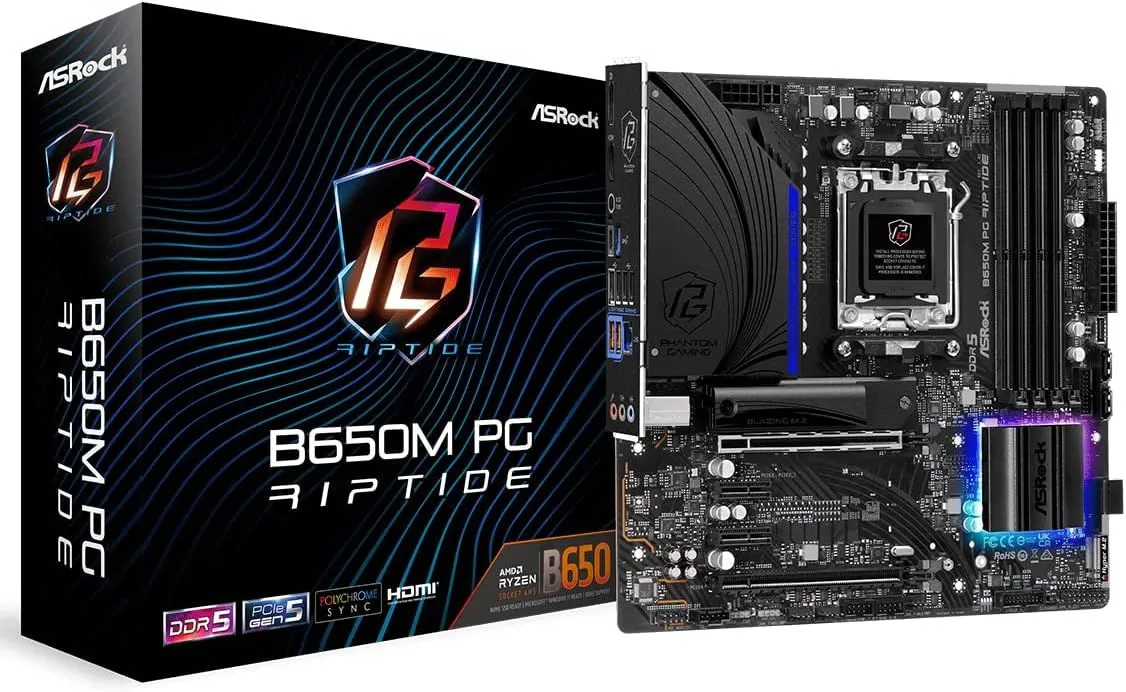 Bo mạch chủ ASRock B650M PG Riptide mATX tầm trung, ví dụ về lựa chọn mainboard cân bằng