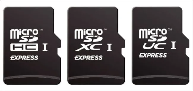 Các mẫu thẻ nhớ microSD Express đa dạng về kích thước và dung lượng