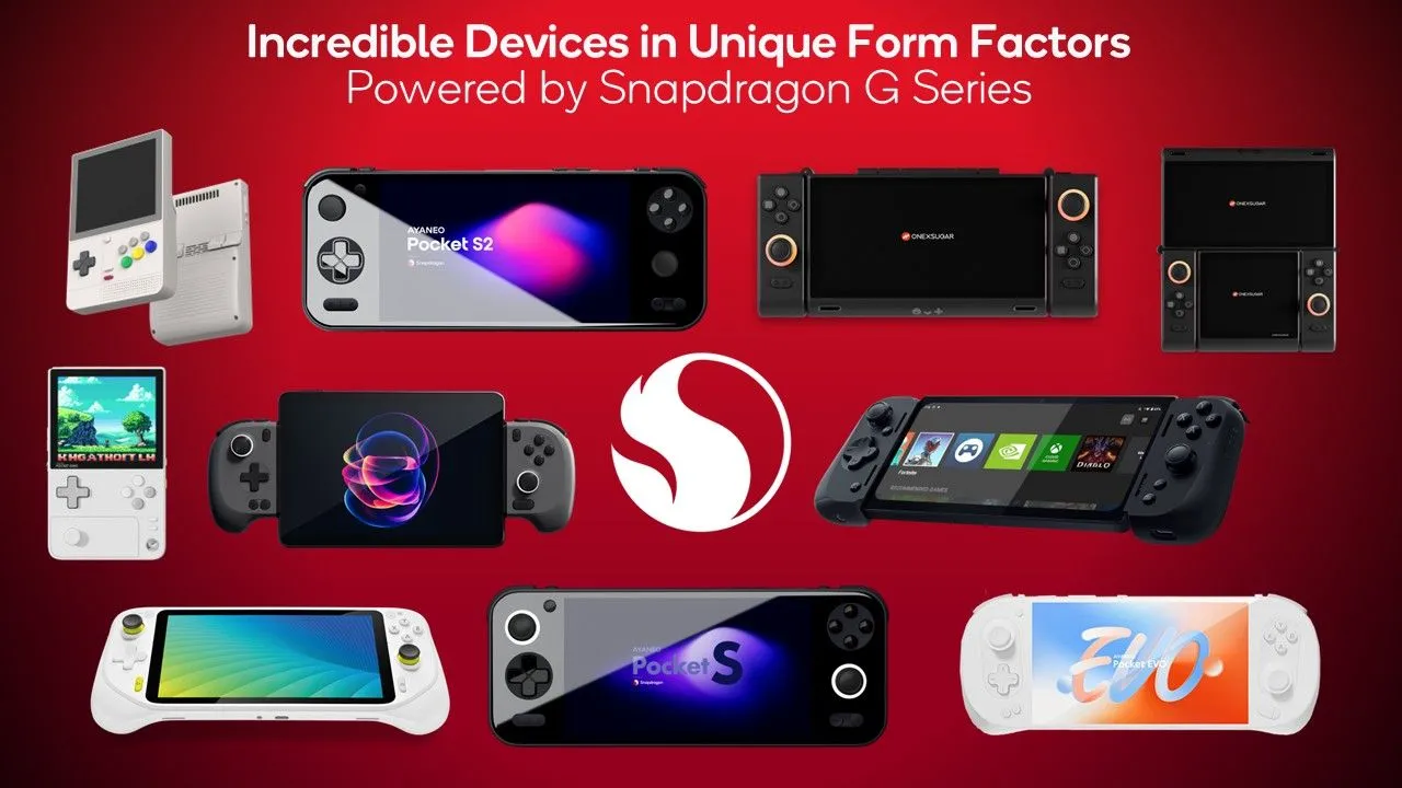 Các thiết bị chơi game cầm tay Android tích hợp chip Snapdragon G series của Qualcomm.