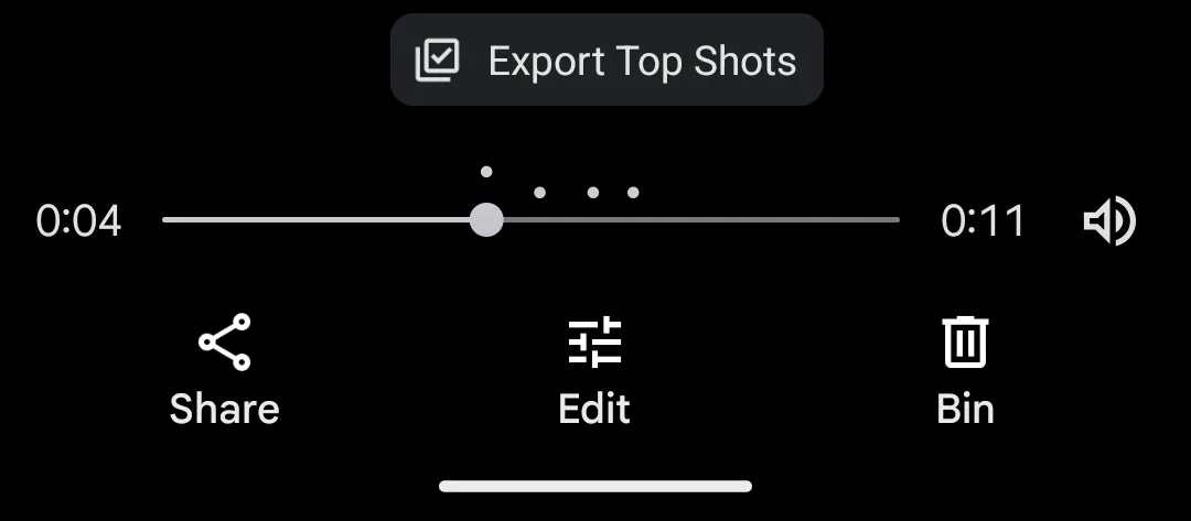 Cách xuất các khung hình chất lượng cao (Top Shots) từ video quay bằng camera Pixel.